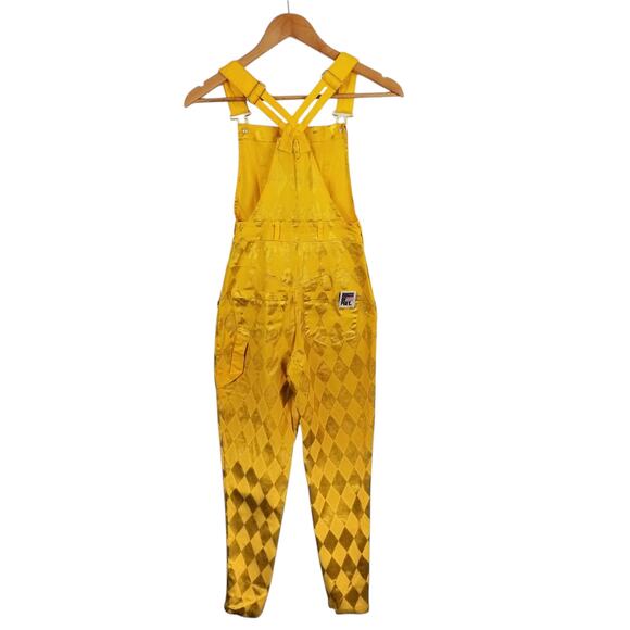 Spirit Halloween Women's Harley Quinn Birds Of Prey Gold Jumpsuit Size XS - Picture 3 of 11